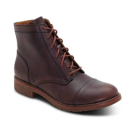 Aetrex Juliet Lace-Up Boot LB688 - Cordovan