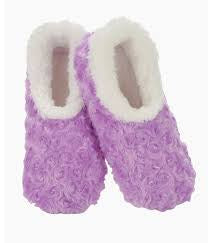 Womens "Bouquet of Roses" Snoozies - Lavender