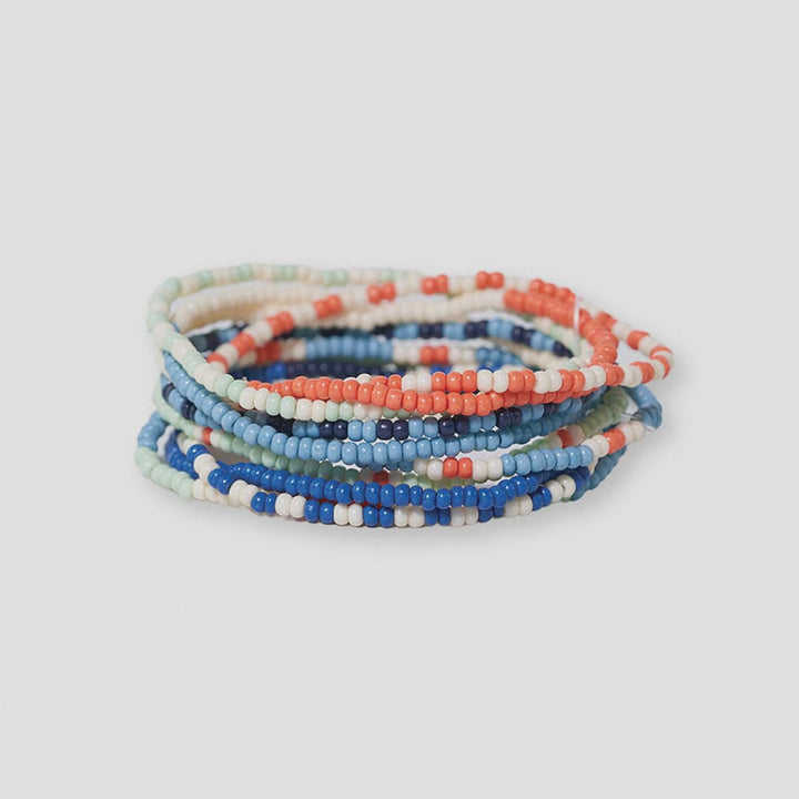 Ink + Alloy Sage 10-Strand Bracelets - Coastal