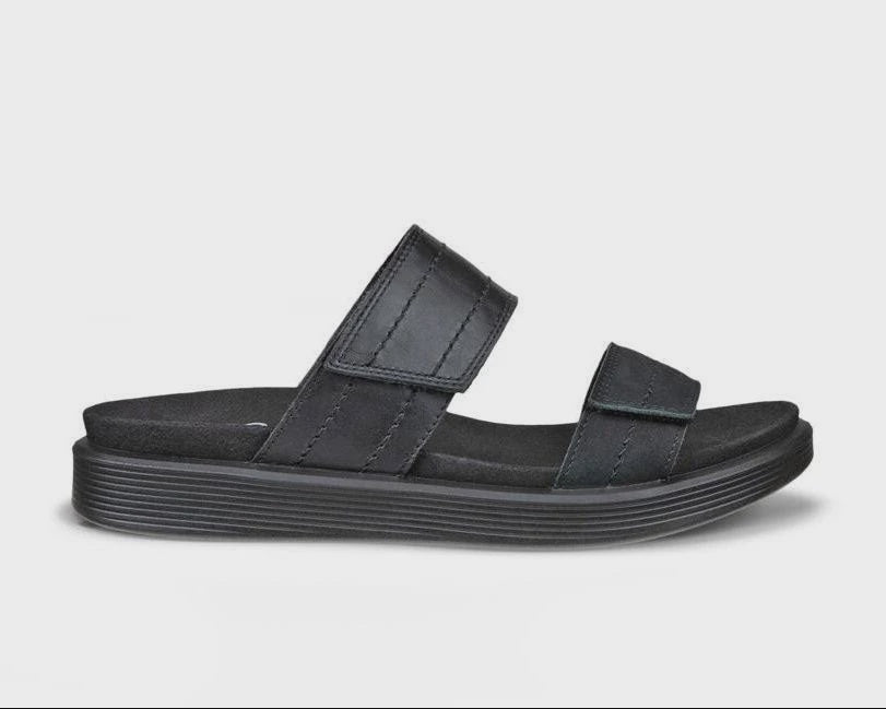 Womens Ecco Soft Slip-On Sandal 238833-51052 Black