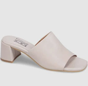 Miz Mooz Kaye Heeled slide S-4068-03 Cream