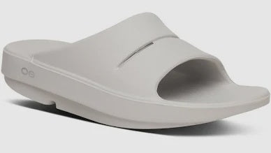 Womens Oofos OOahh Slide Sandal 1100-MOON Moonstone