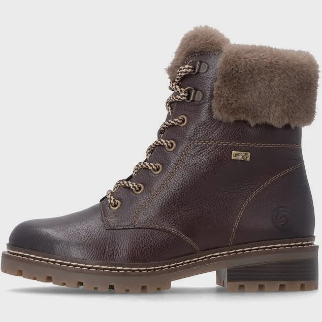 Womens Remonte Mid-Cut Winter Boot B0B74-25 Brown