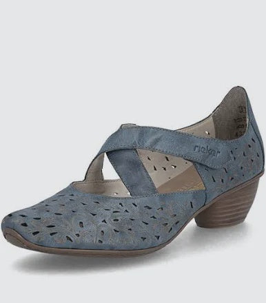 Womens Rieker Dress Shoe 43773-12 Blue
