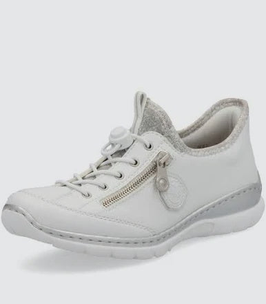 Rieker Slip-On "Ready 2 Go" Sneaker L32F1-80 White
