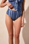 Tribal Swim Reversible High-Waisted Bathing Suit Bottom 1016O-3562-0977 Riviera