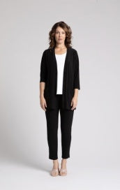 Sympli Classic Button Cardigan 25157-2 Black