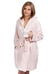 Latte Love Plush Fleece Robe 202070052MP - Millennial Pink