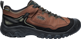 Mens Keen Targhee IV Waterproof Hiking Shoe 1028997-Bison/Black
