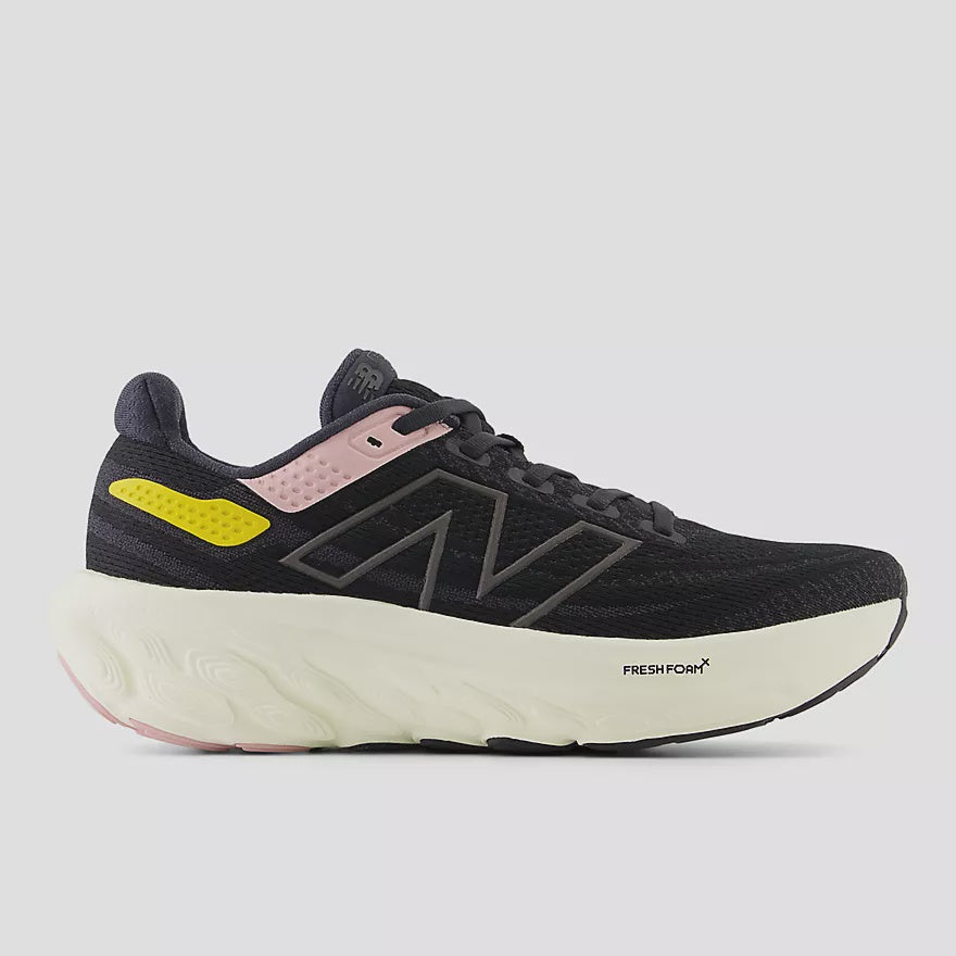 New balance pink and black shoes best sale