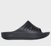 Womens Skechers GO RECOVER Refresh Slide Sandal 141706-BBK Black