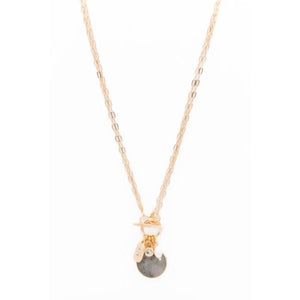 Caracol Necklace 1579-GRY-G