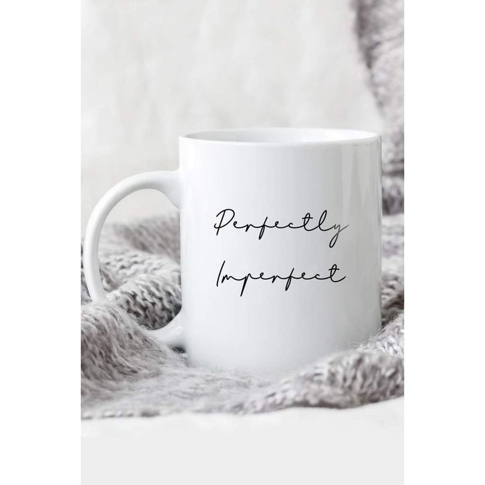 Om + Ah White Mug - Perfectly Imperfect