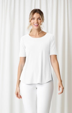 Sympli Go To Classic Relax Short-Sleeve T 22110R-1 White
