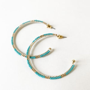 Caracol Earring 2541-TRQ-G Turquoise/Gold