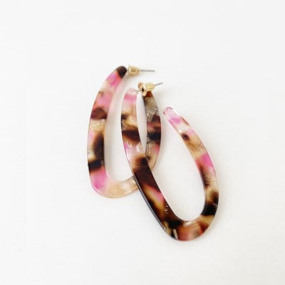 Caracol Earring 2555-FUS Pink Multi