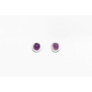 Caracol Earring 2559-PUR-S Purple/Silver