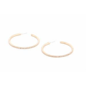 Caracol Earring 2585-CLR-G Gold/Clear