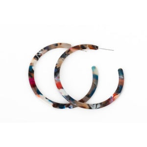 Caracol Earring 2614-MXN Multi Navy