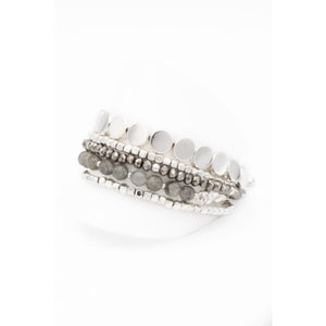 Caracol Bracelet 3226-GRY-S Grey/Silver