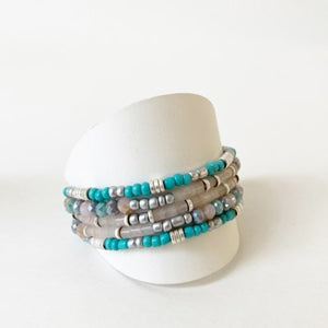 Caracol Bracelet 3237-MXP-S Turquoise/Silver