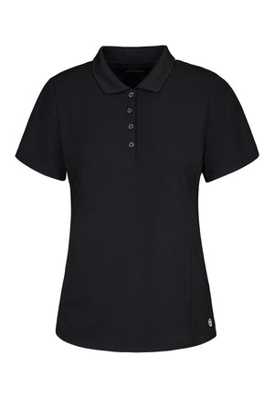 Tribal Golf Short-Sleeve Polo Shirt 3237O-3192-0002 Black
