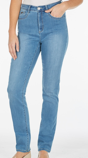 FDJ Suzanne Slim Leg "Coolmax" 6705630 Chambray - 1 ONLY SIZE 8 - 20% OFF