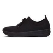 Fit Flop F-Sporty Uberknit Sneaker O96-090 All Black - 1 ONLY SIZE 6 - 20% OFF