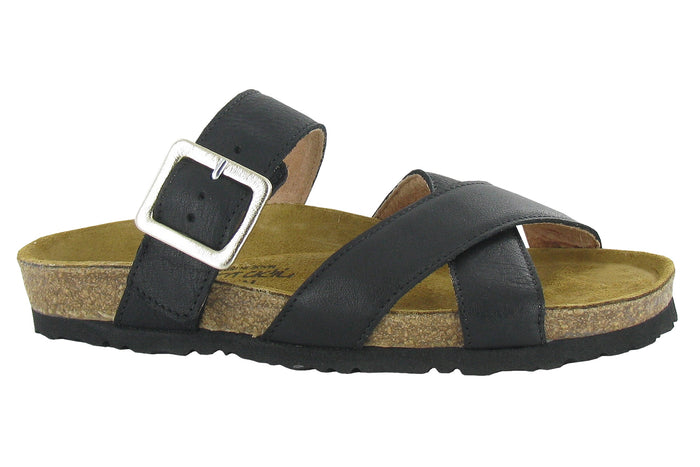 Womens Naot Chicago Sandal 8251-BA6 Soft Black Leather - 1 ONLY SIZE 40 (9-9.5) - 20% OFF