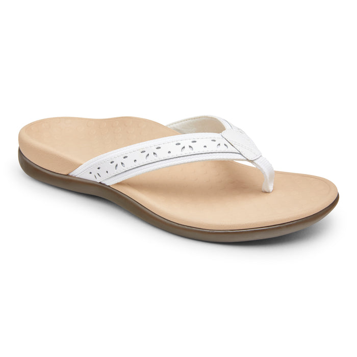 Womens Vionic Tide Casandra Flip-Flop - White