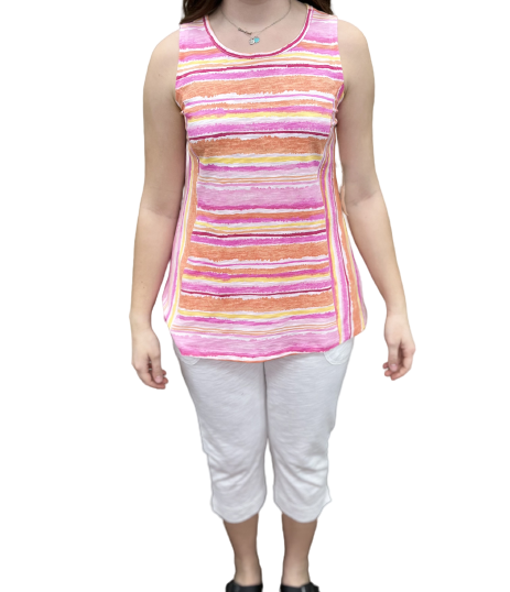 Escape by Habitat Wavy Stripe Seamed Tank Top E11702-Flamingo – Johnson's  Fashion and Footwear