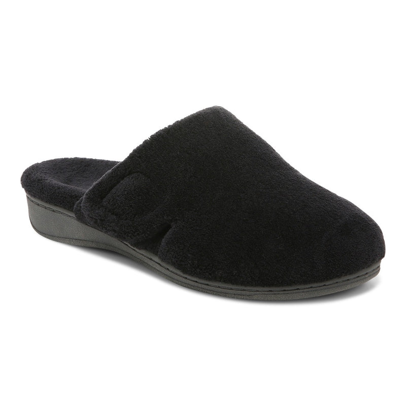 Womens Vionic Indulge Gemma Plush Slipper Black Johnson s