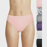 Hanes 6-Pack Cotton Panty - Hi-Cut-Multi Color