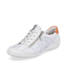 Rieker Sneaker w/ Side Zip R3406-81 White