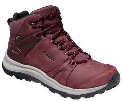 Womens Keen Terradora II Winter Leather Hiking Boot 1024774 - Wine/Black