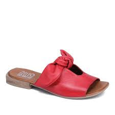 Womens Bueno "Audrey" Slip-On Sandal - Red