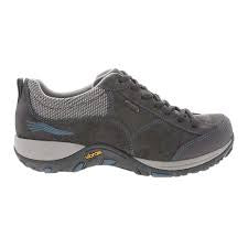 Womens DANSKO Paisley Waterproof Walking Shoe 4350241005- Grey/Blue Suade