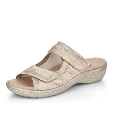 Womens Rieker "Flippa" Slip-On Adjustable Sandal D7639-60-3 Beige Combo - 1 ONLY SIZE 41 (10-10.5) - 20% OFF