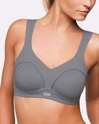 Wonderbra Wire Free Sports Bra W5126-SILFIL Silver Filagree