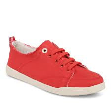 Womens Vionic Venice "Pismo" Slip-On Canvas Sneaker - Racing Red