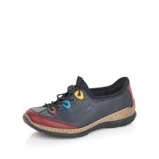 Womens Rieker Slip-On Shoe N3271-35 Blue