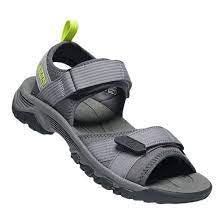 Mens Keen Targhee III Open Toe Waterproof Adjustable Sandal 1024866 Steel Grey/Evening Primrose