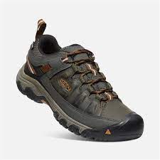 Mens Keen Targhee III Waterproof Hiking Shoe 1017784-Black Olive/Gold