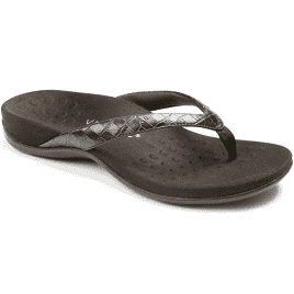Womens Vionic Rest Dillon Flip Flop - Black Crocl
