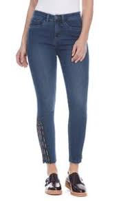 FDJ Olivia Slim Ankle Embroidered Jean 2889669-Midnight - 1 ONLY SIZE 8 - 20% OFF
