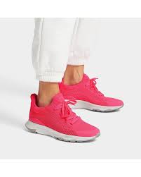 Fit Flop Vitamin FFX Knit Sport Sneaker FS2-A38 Pop Pink
