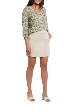 Tribal Pull-On Skort 4837O-2485-0663 Heather Birch - 1 ONLY SIZE 14 - 20% OFF