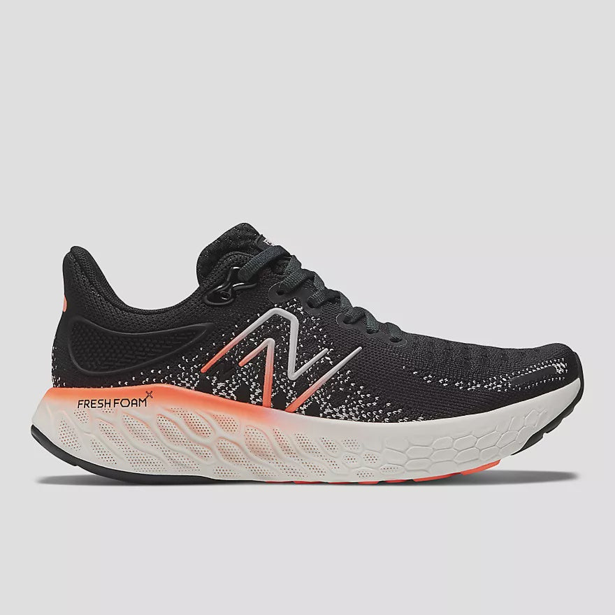 Womens New Balance Fresh Foam x 1080v12- W1080K12 - Black w/Neon Dragonfly/Washed Pink - 1 ONLY SIZE 6.5 - 20% OFF